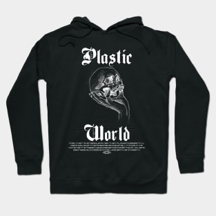 PLASTIC WORLD BLACK Hoodie